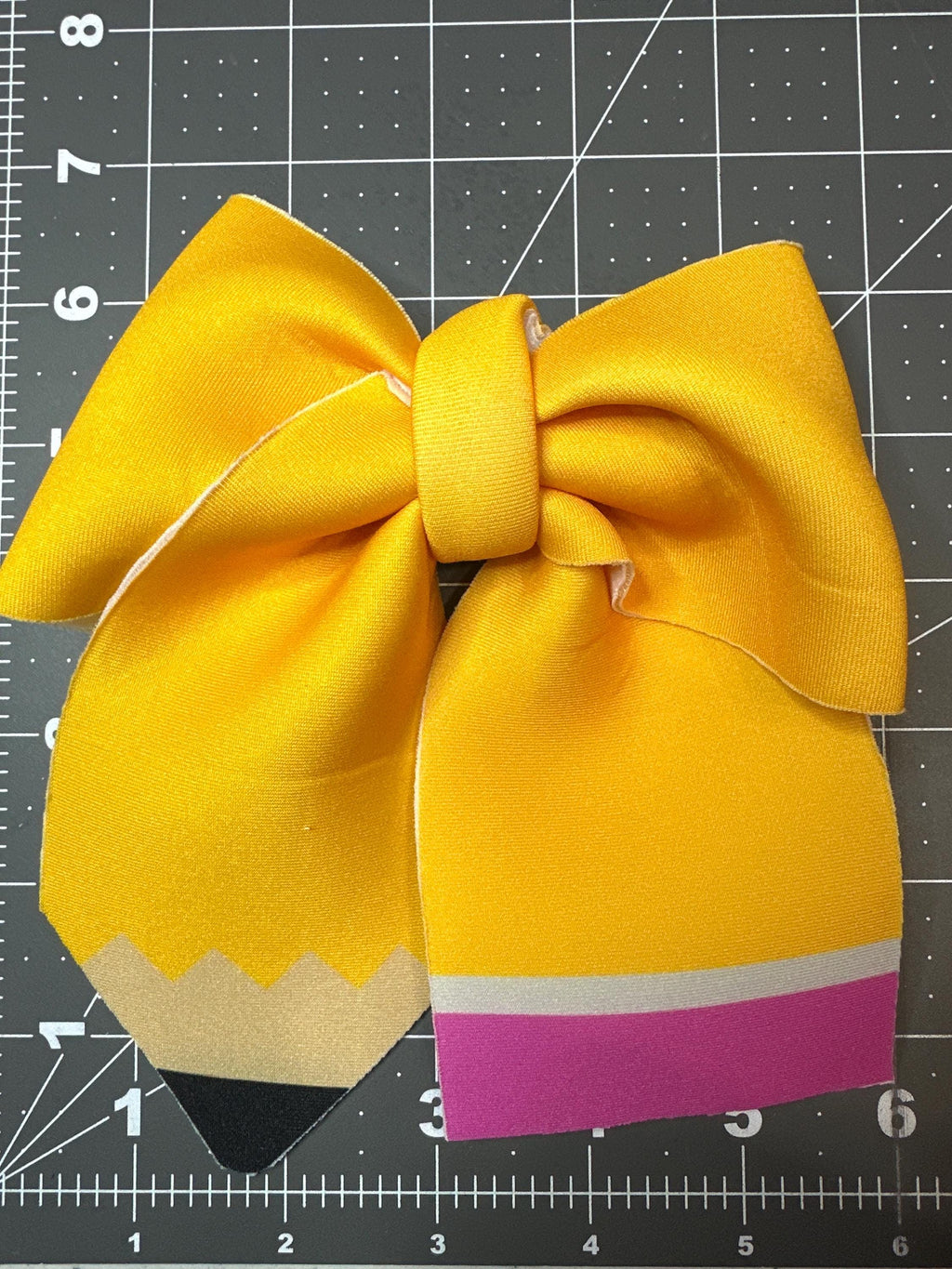 Pencil Sailor Neoprene Hair Bows