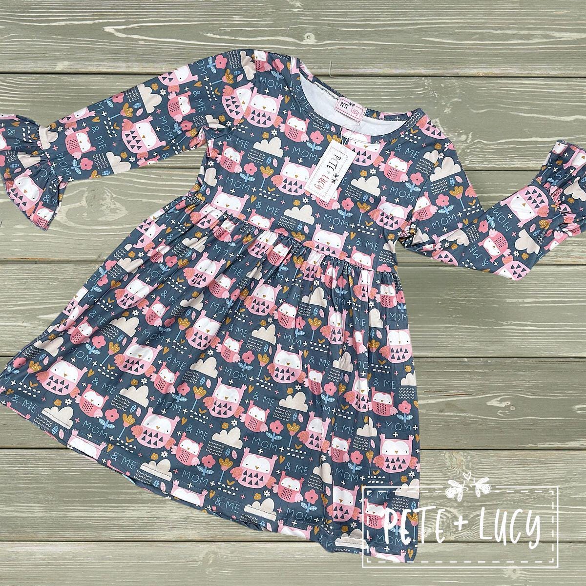 Owl Always Love You Dress Girls Dress (Pete + Lucy)