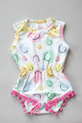 Smile in Style Pom Pom Romper