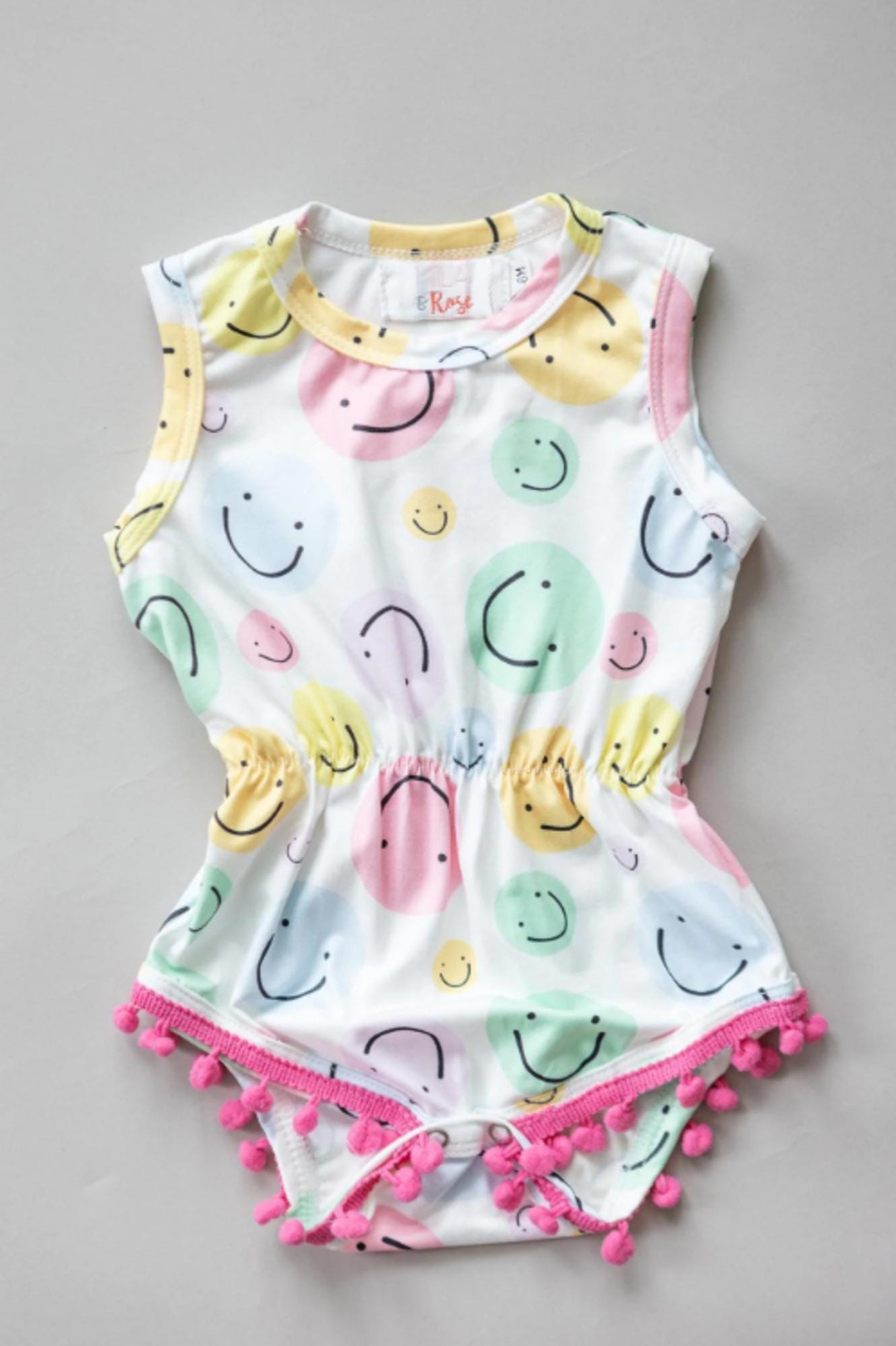 Smile in Style Pom Pom Romper