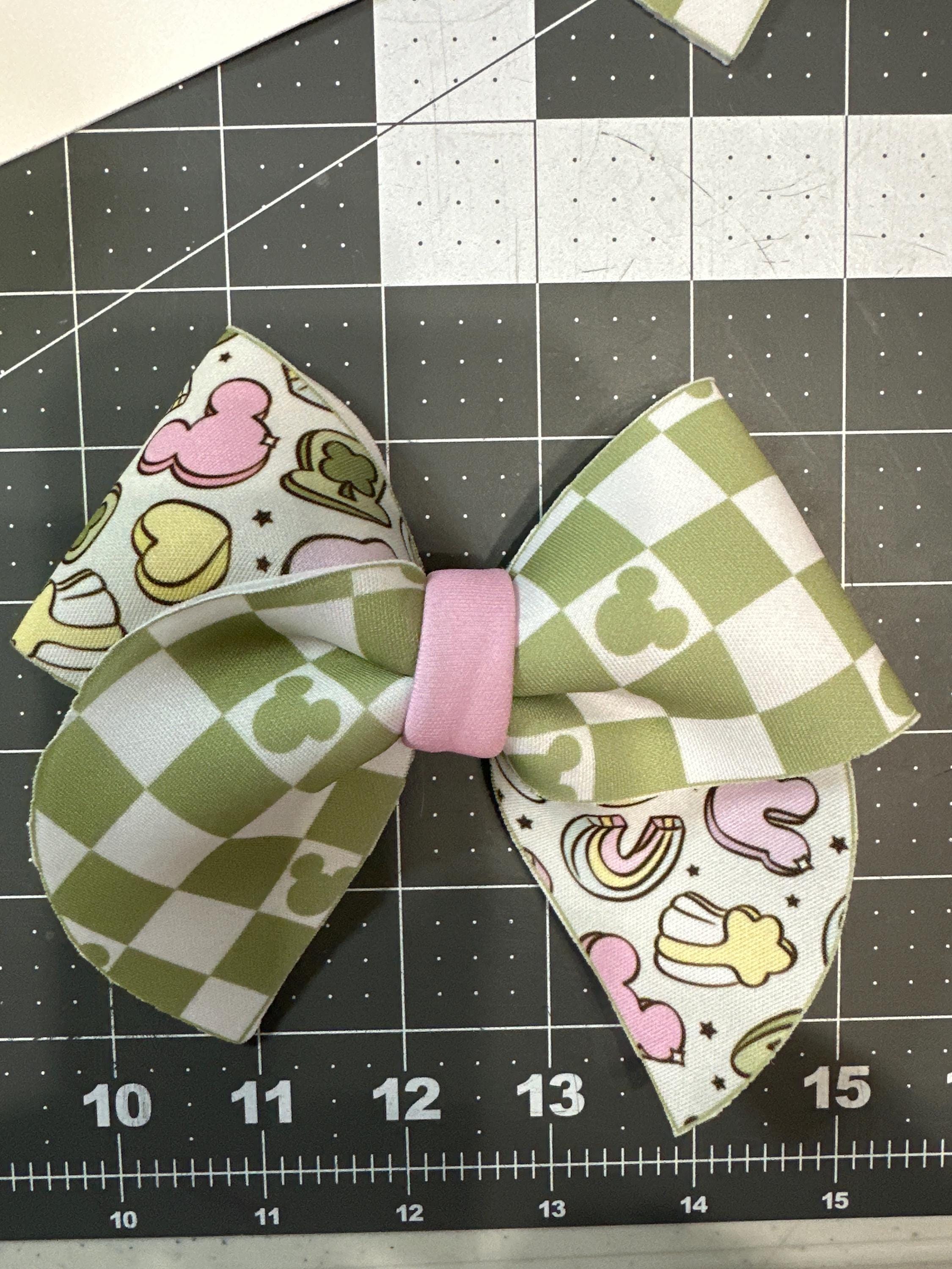 Lucky Mouse Charms Sailor Neoprene Hair Bows