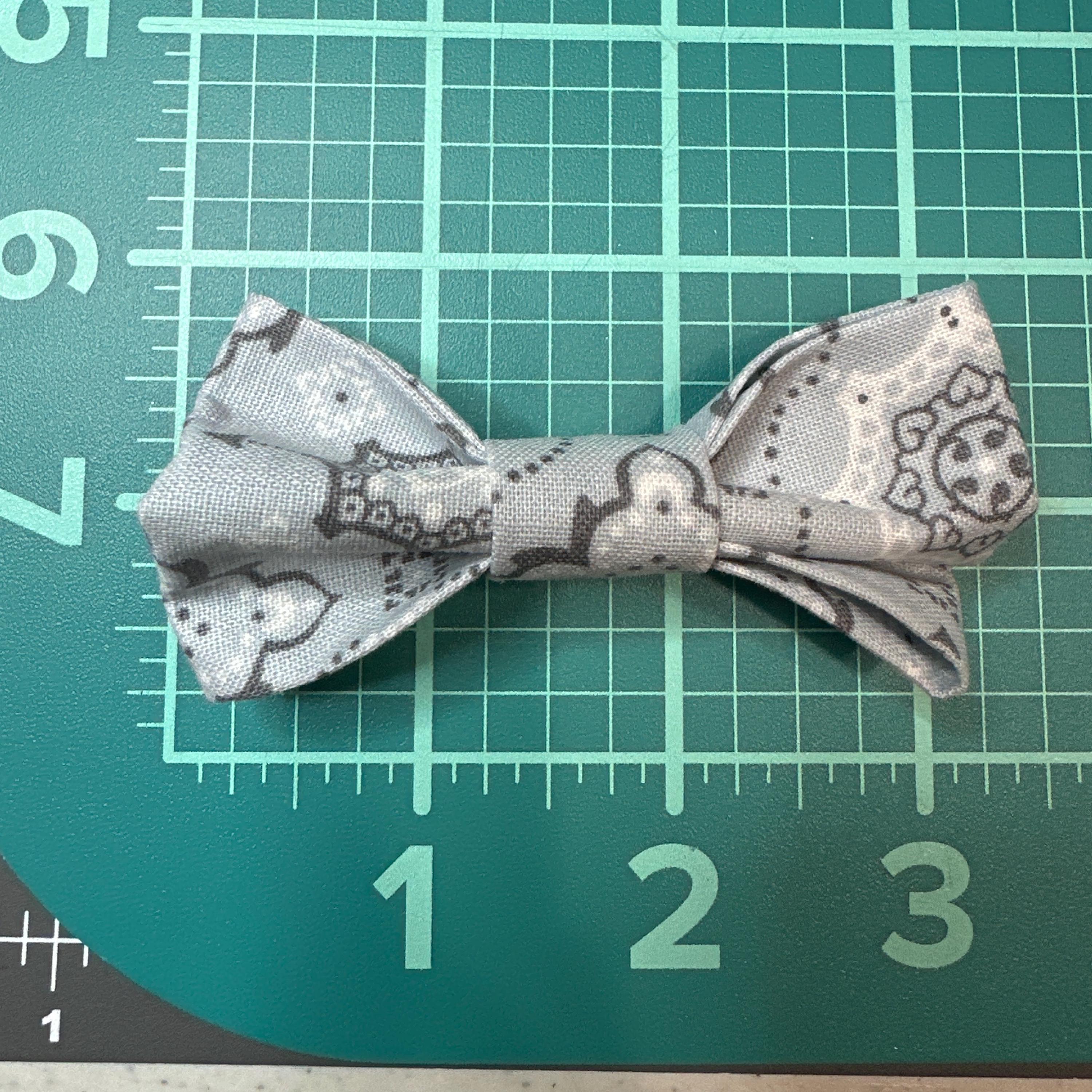 Light Steele Blue Bandana Bow Tie