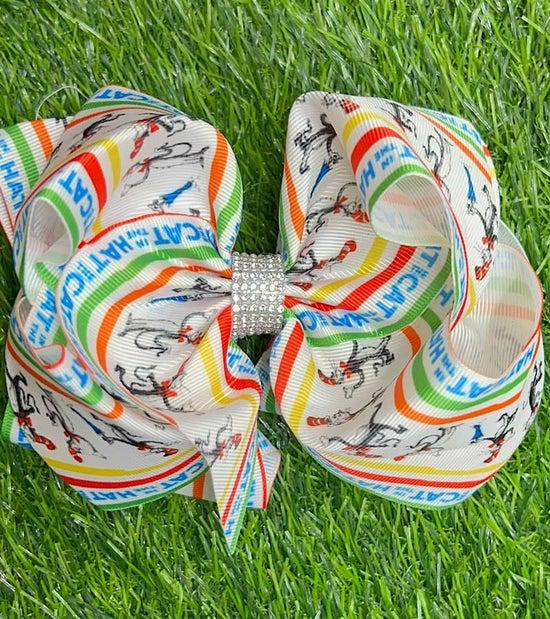 Dr. Seuss Character Printed Hair Bows