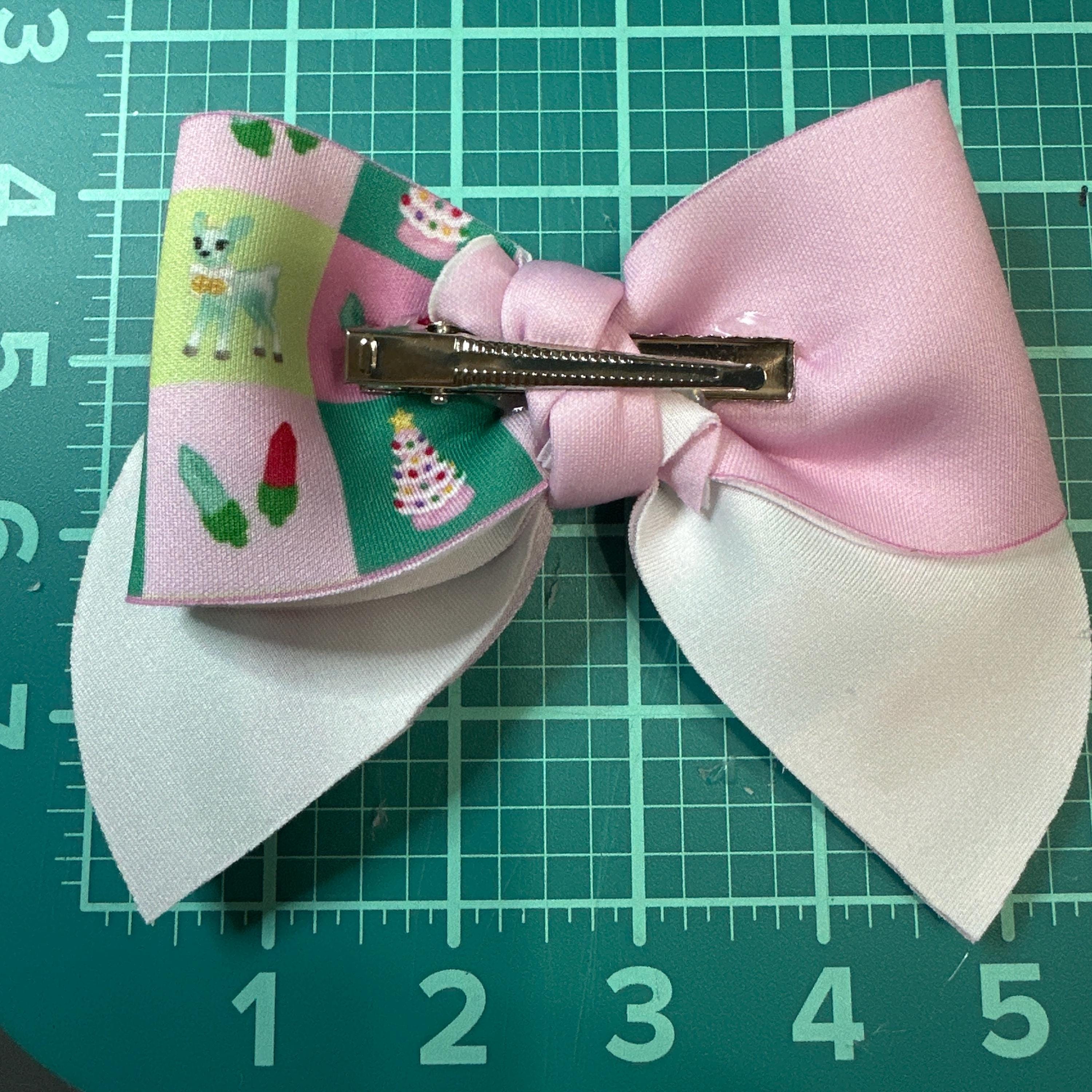 Retro Christmas Sailor Neoprene Hair Bows