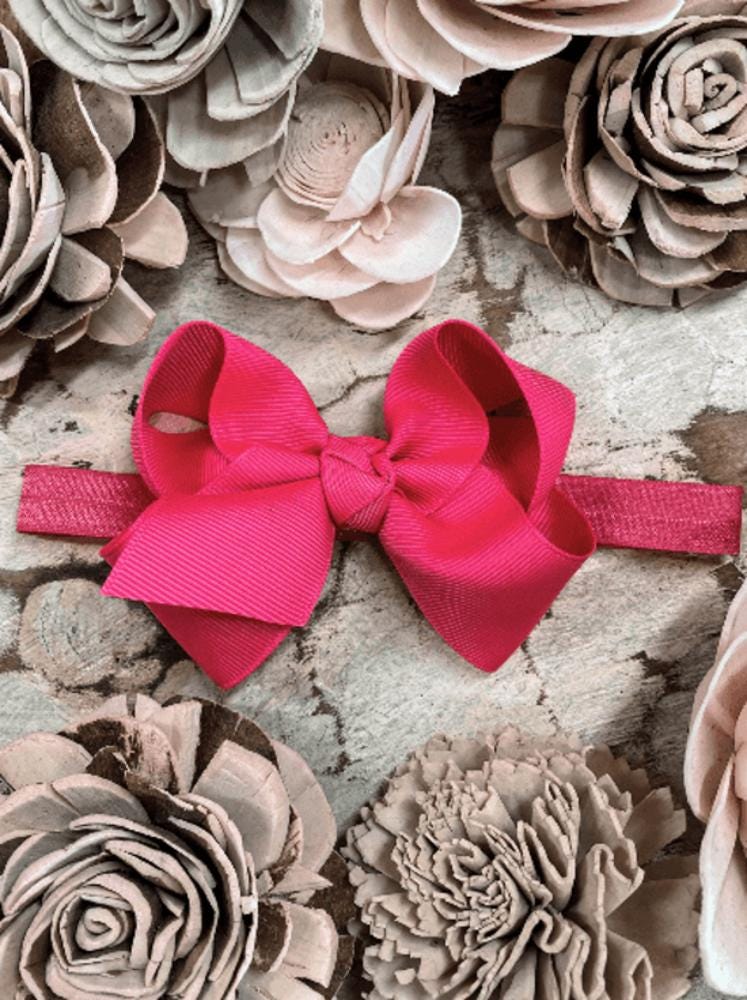 Essential Grosgrain Hair Bow 2 - Headband - 4"