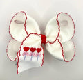 Lollipop Hearts Moonstitch Bow