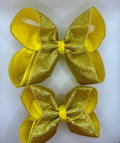 Gold Sparkle Bow