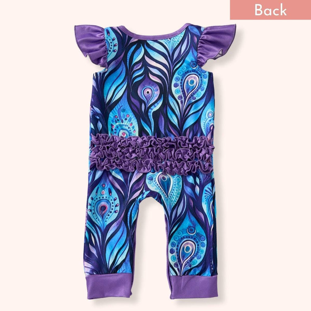 Majestic Plumes Girls' Romper