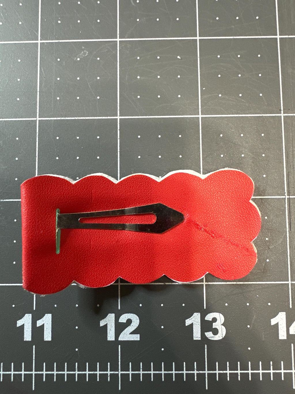 Little Mermaid Faux Leather Hair Clip