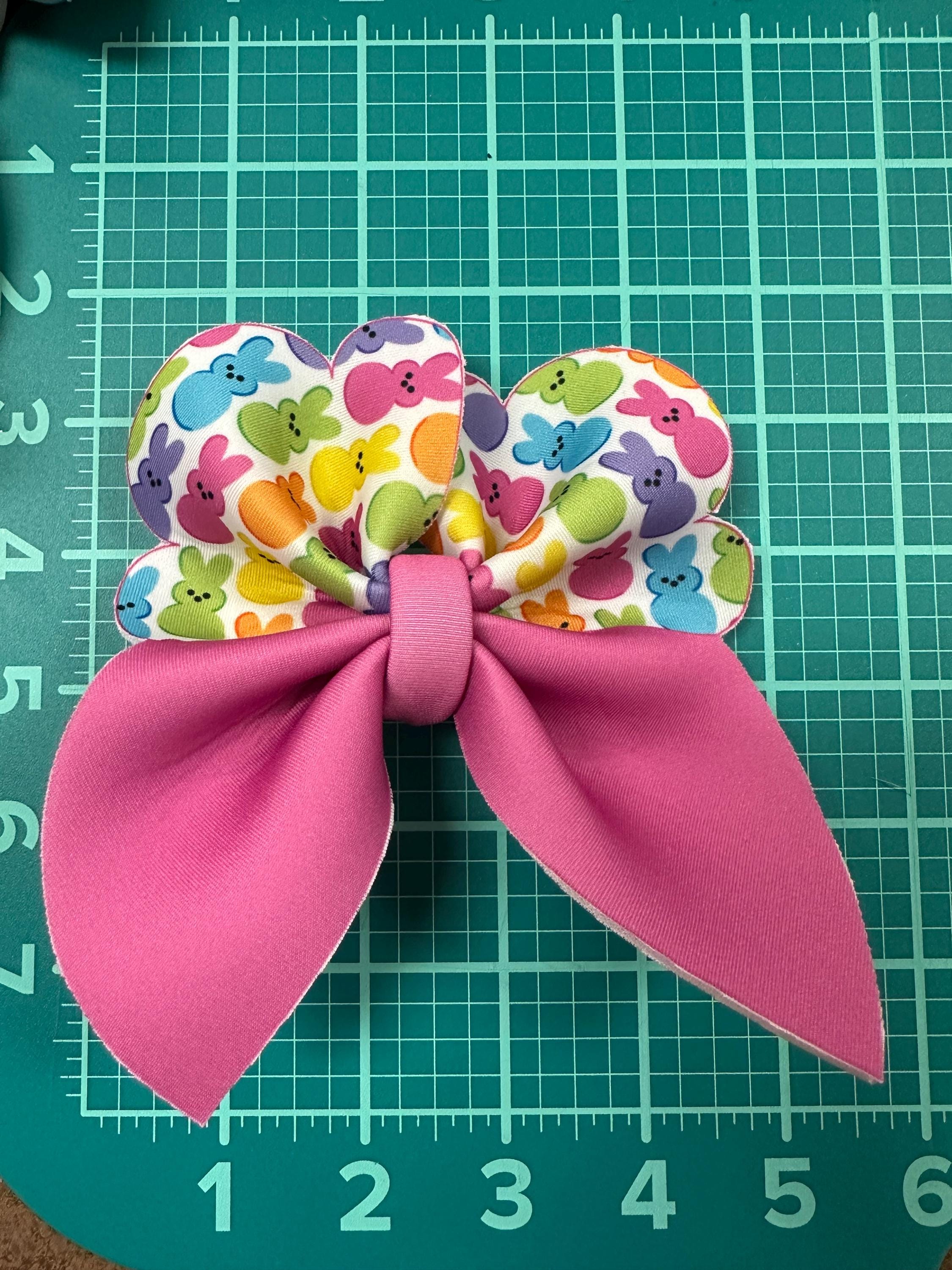 Easter Sweet Treats Shapes Bubble Neoprene Hair Bows
