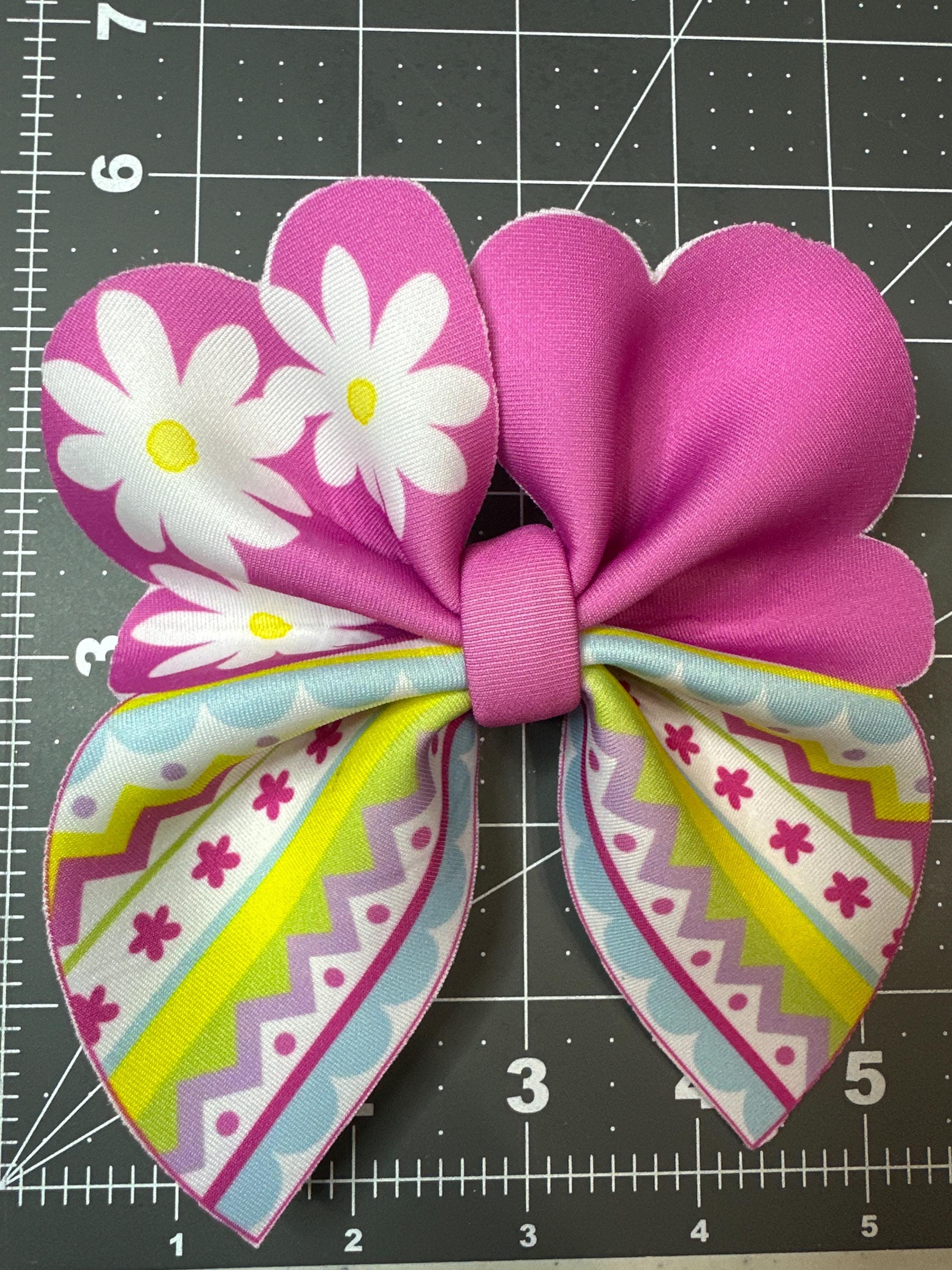 Easter Sweet Treats Shapes Bubble Neoprene Hair Bows