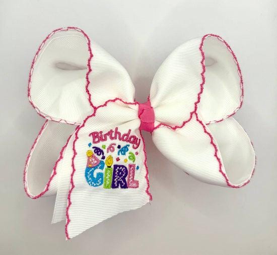Birthday hair bows.