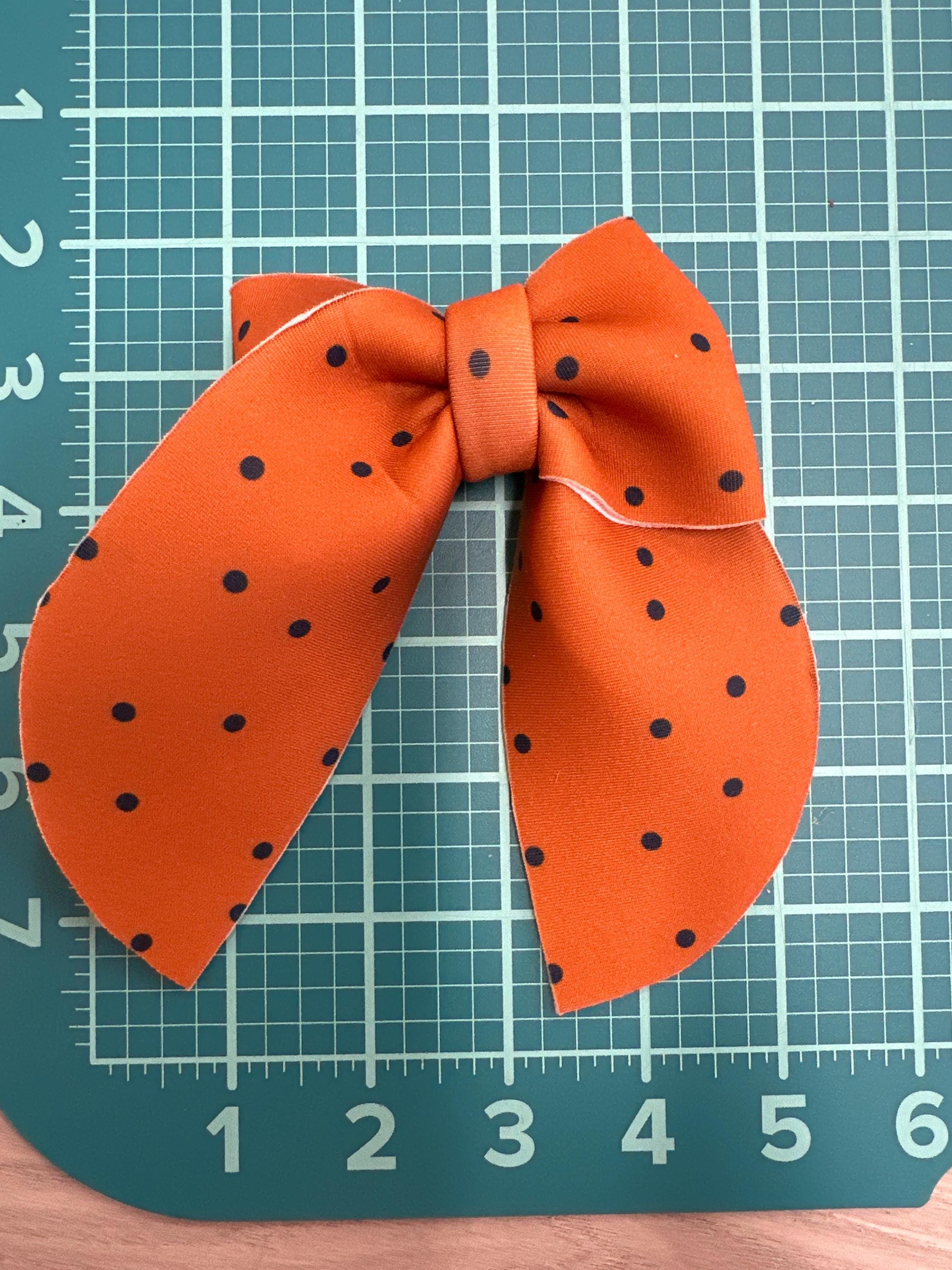 Autumn Harvest Sailor Neoprene Hair Bows