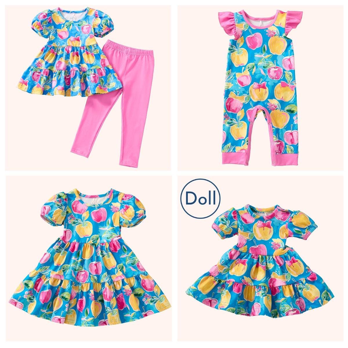 A+ Apples Girls Dress (Pete + Lucy)