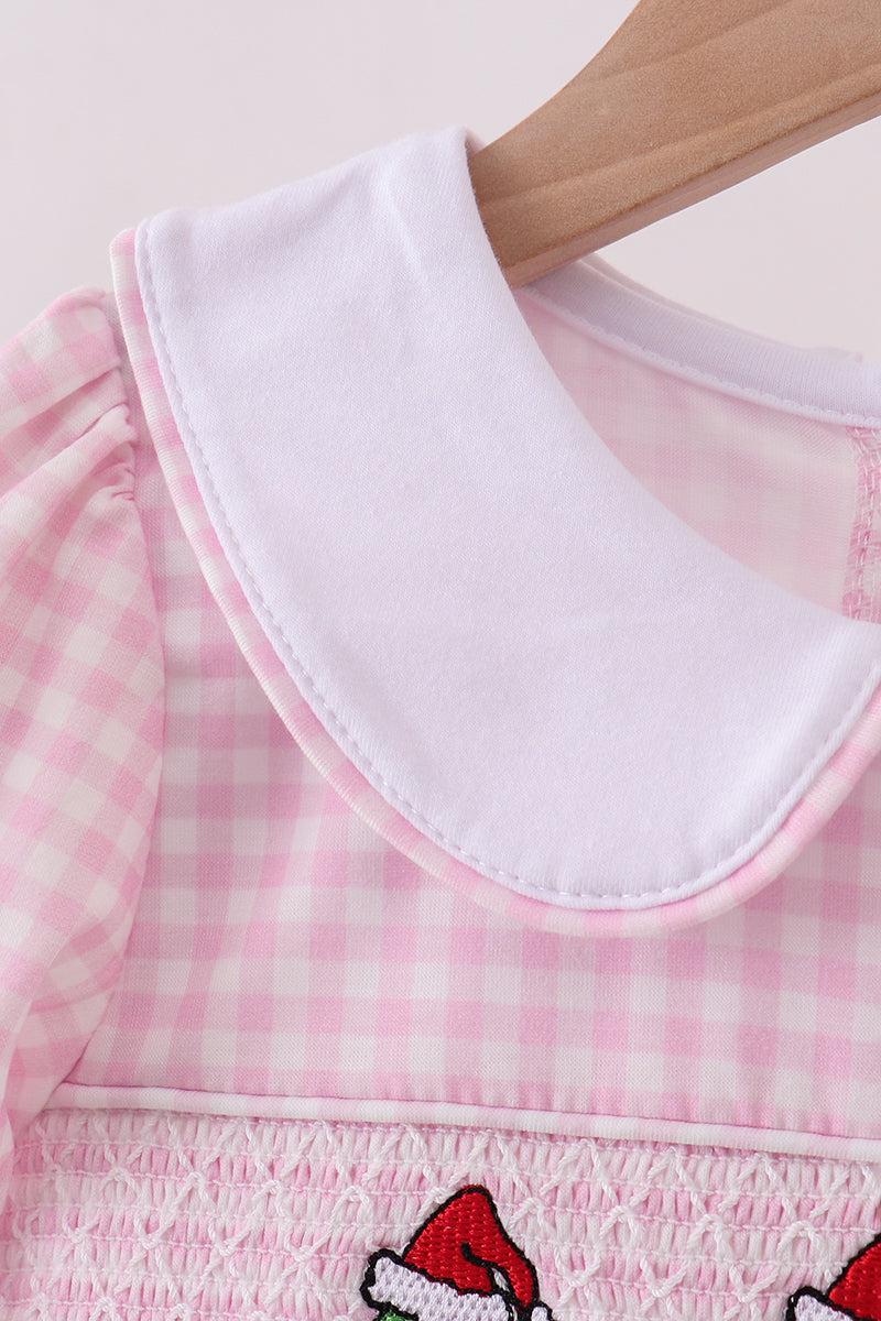 Pink grinch embroidery Outfits