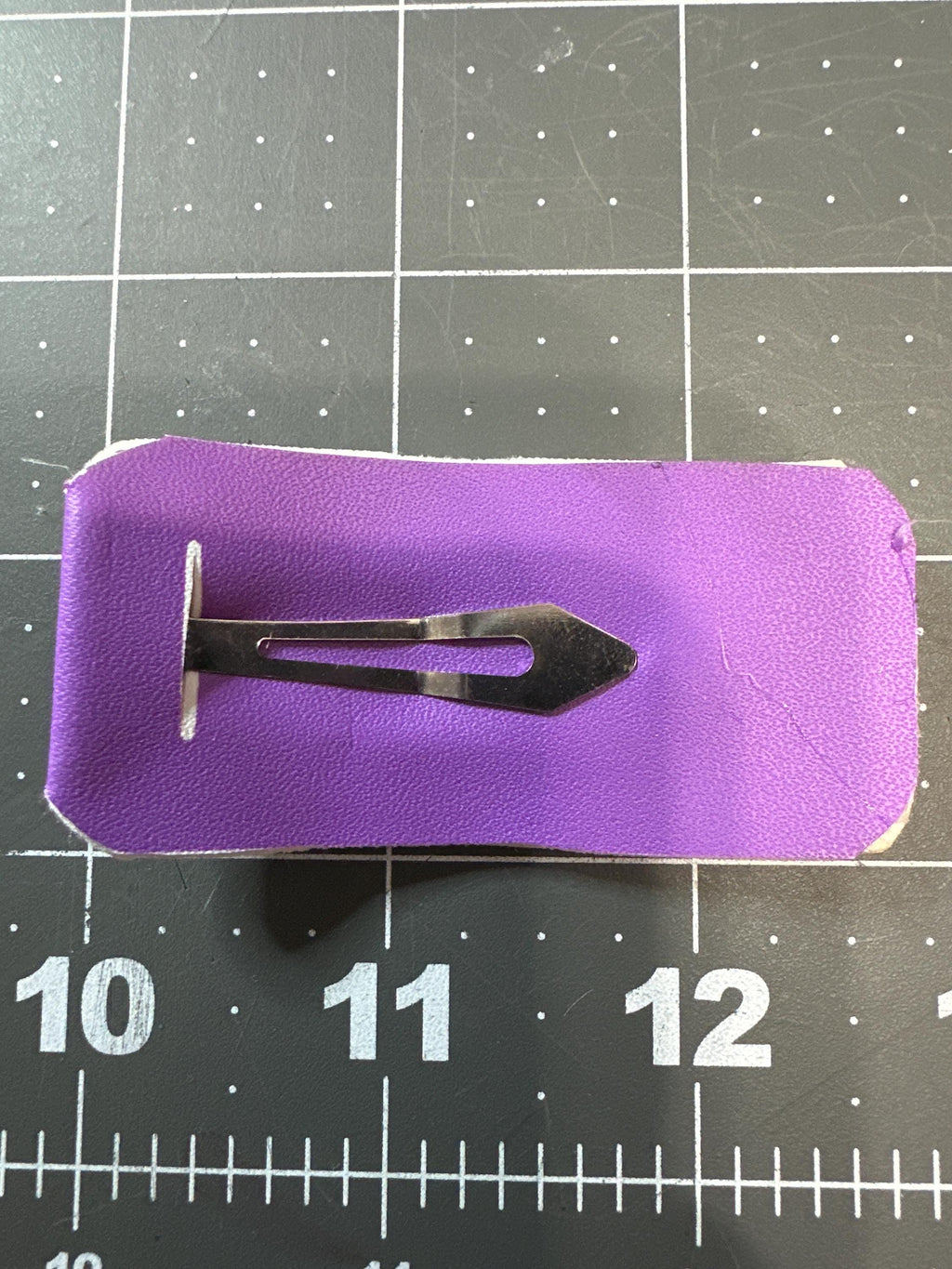 Alice in Wonderland Faux Leather Hair Clip