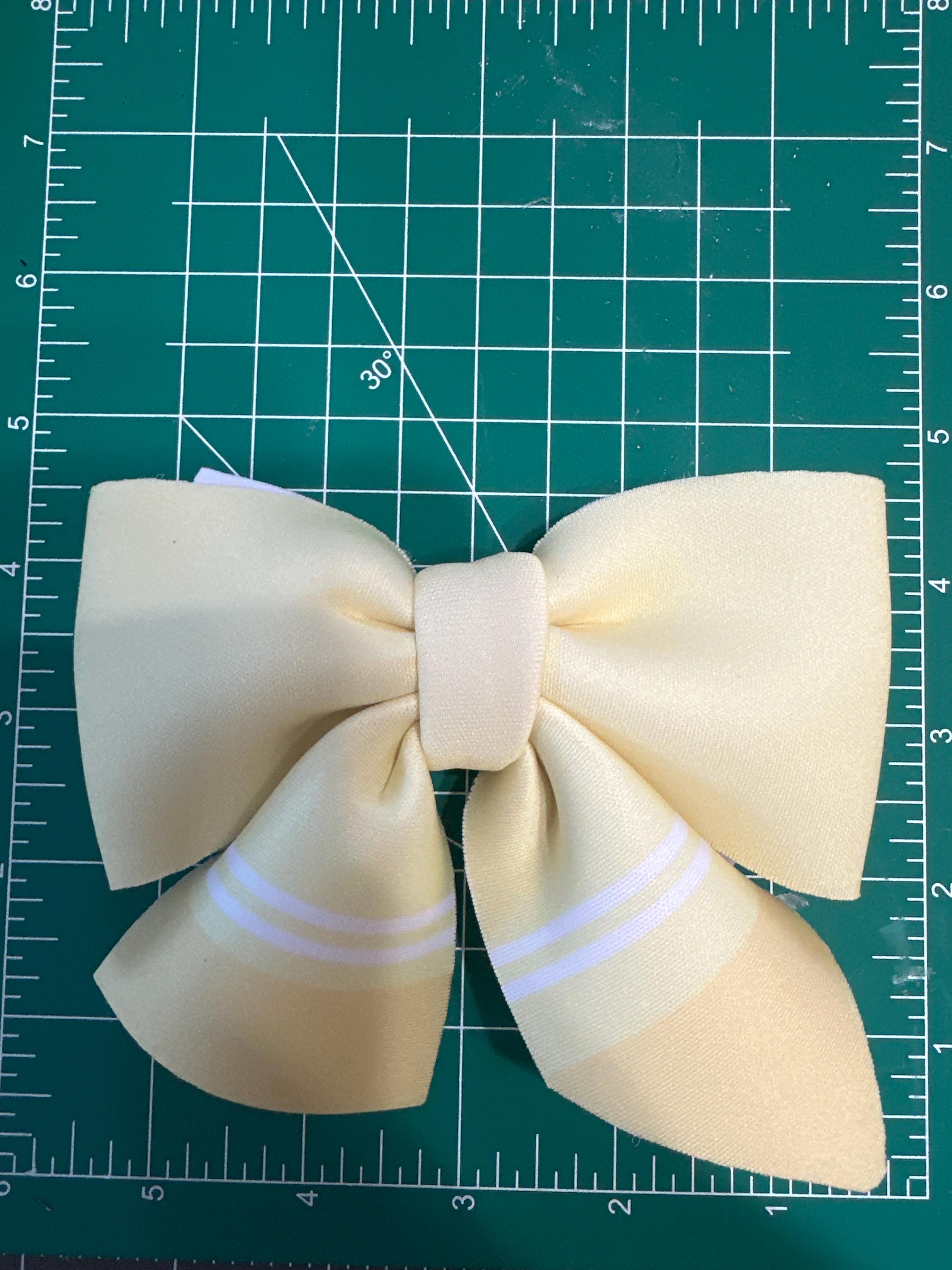 Layered Pastel Crayon Neoprene Hair Bows