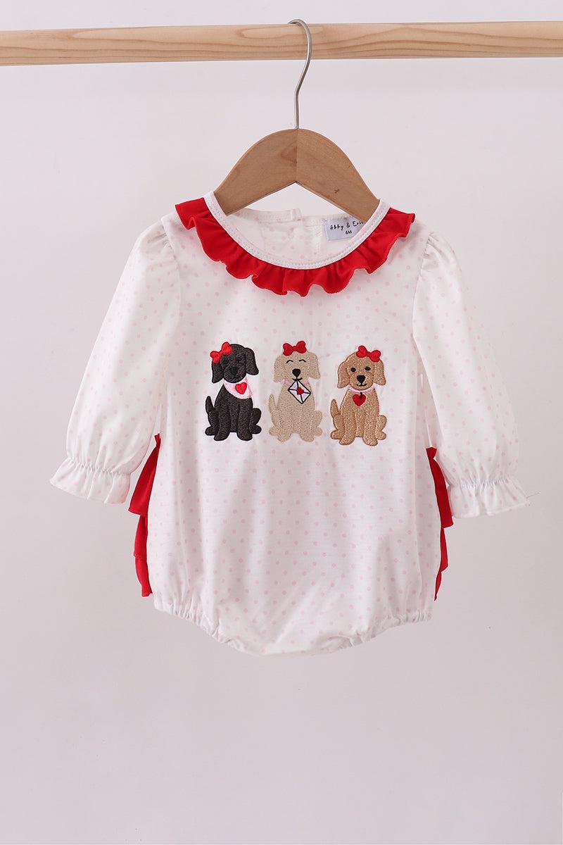 Love Letter puppy embroidery Bubble