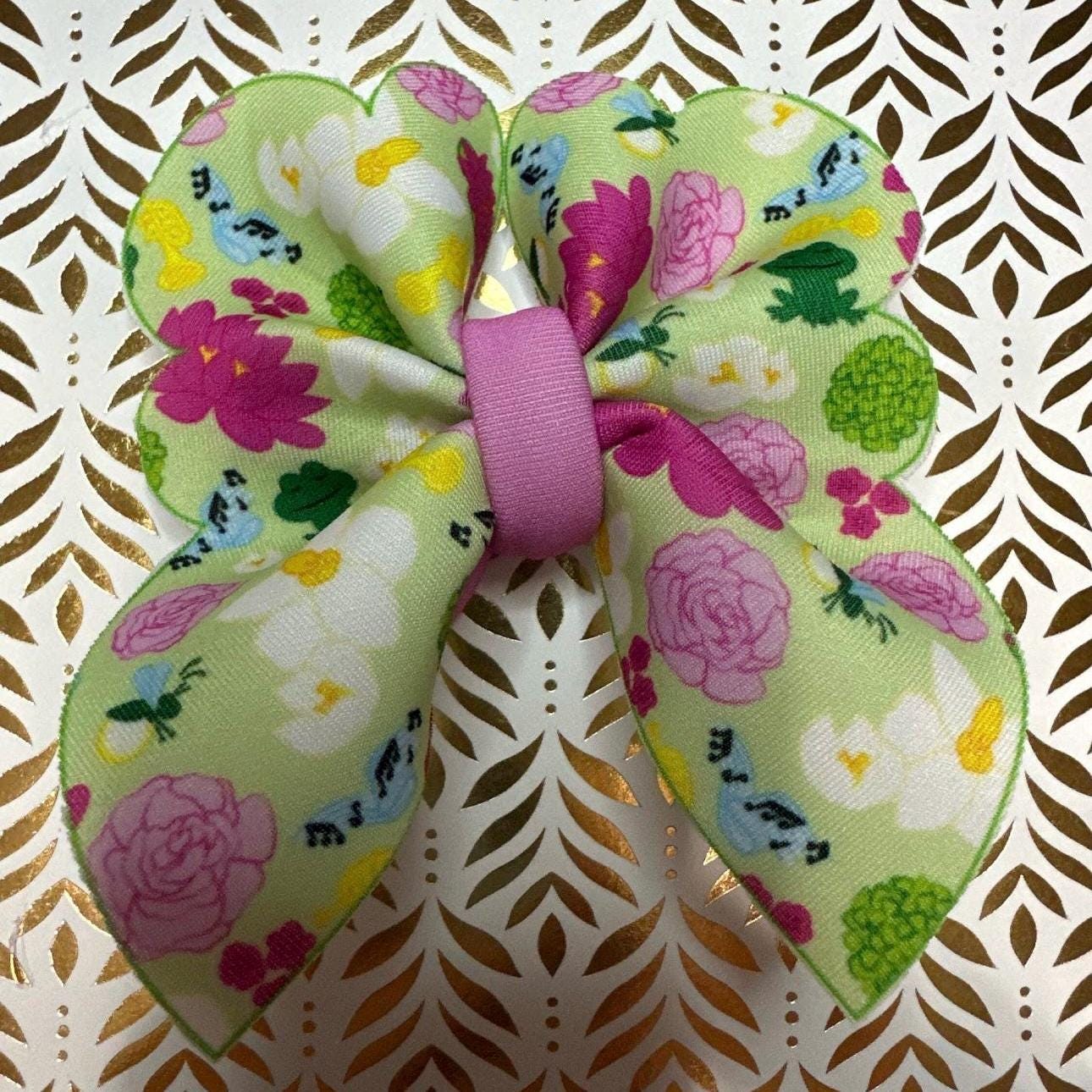 Princess and the Frog Mini Bubble Hair bow