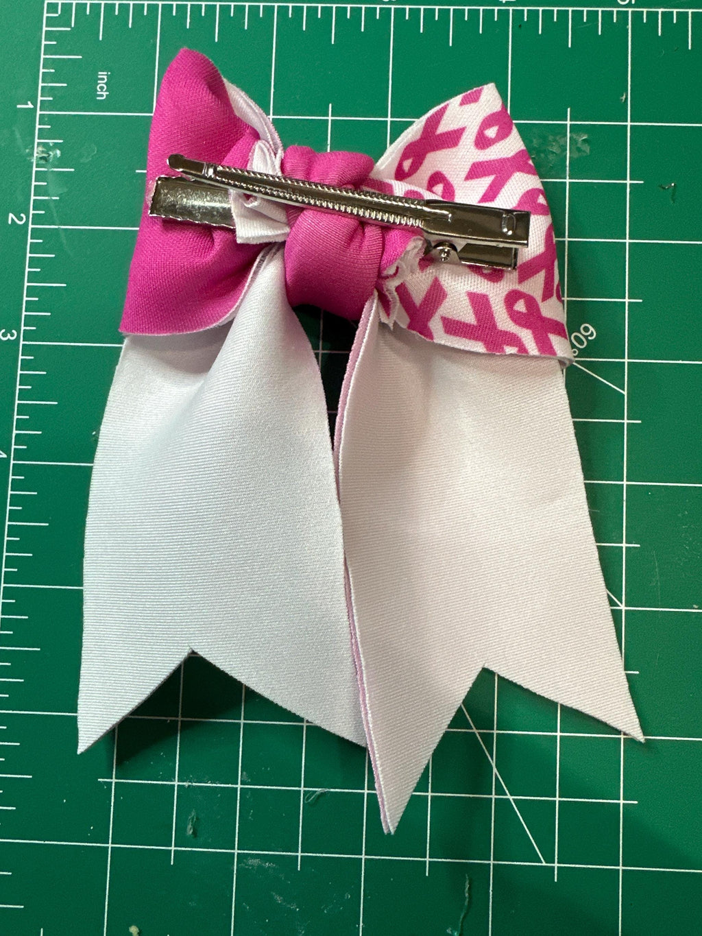 Breast Cancer Awareness Sailor Neoprene Hair bow