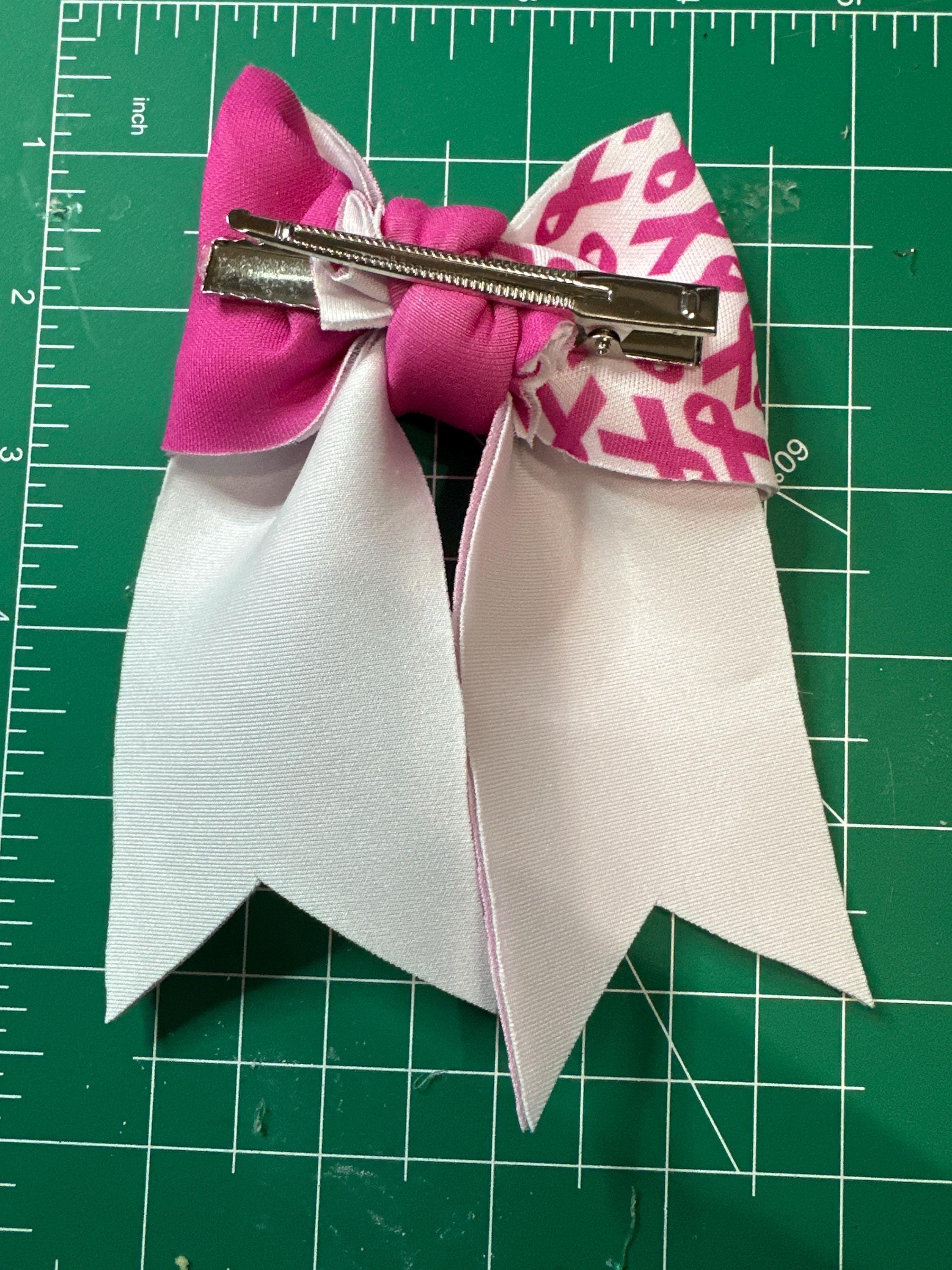Breast Cancer Awareness Sailor Neoprene Hair bow