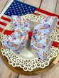 American Ice Cream Cones Hair Bow
