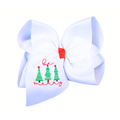Be Merry Embroidered Hair Bow
