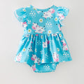 Blue Cow Romper