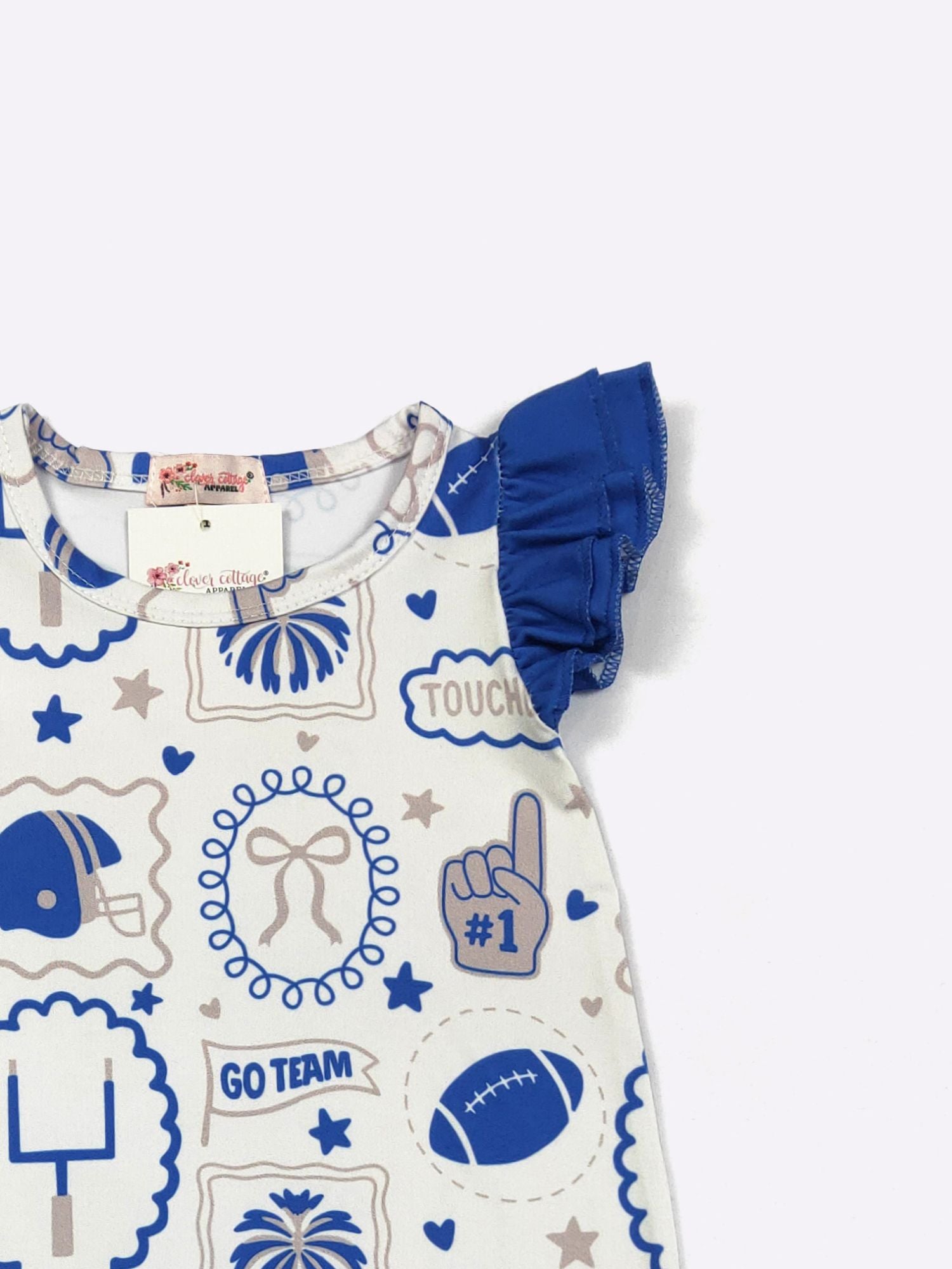 Blue Go Team Baby Romper