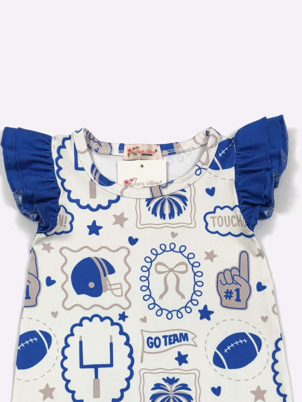 Blue Go Team Baby Romper