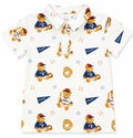 Boys Baseball Bears Short Sleeve Polo