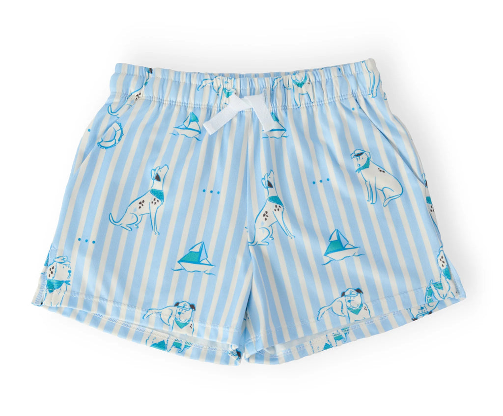 Boys Seaside Pup Play Shorts