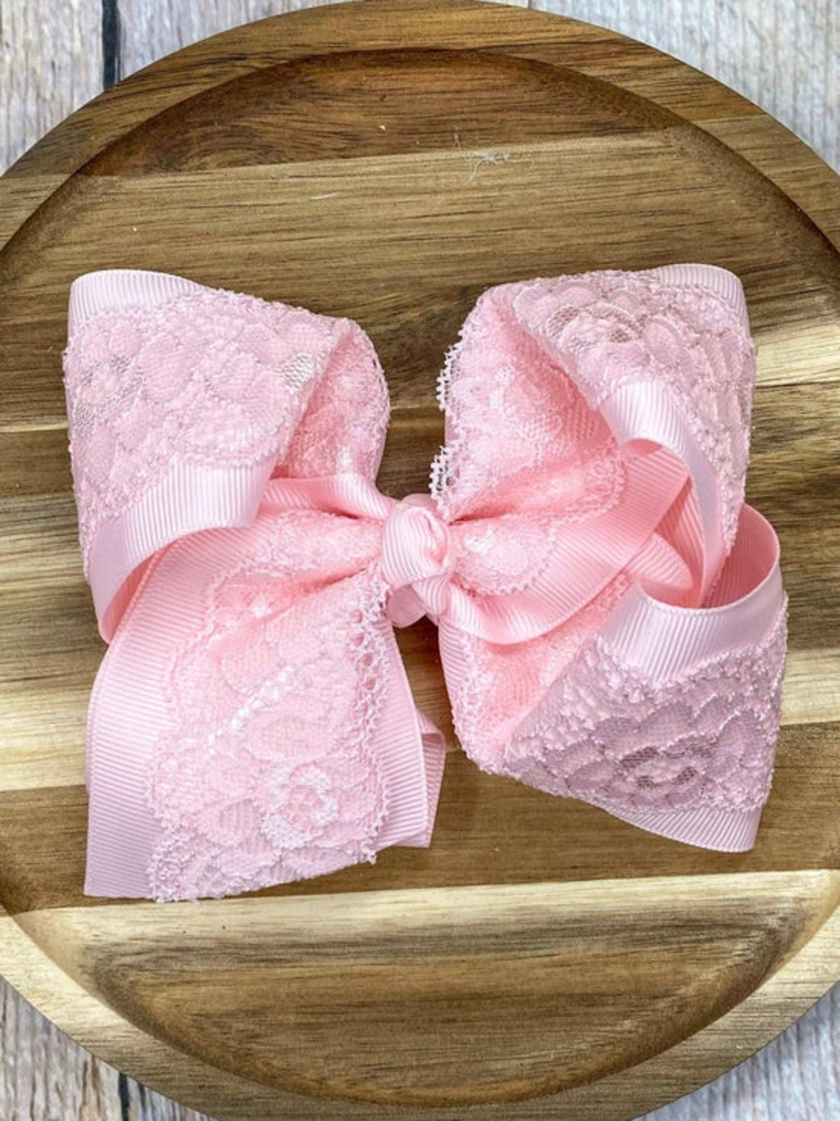 4.5" Chantilly Lace Classic Hair Bow | Clip