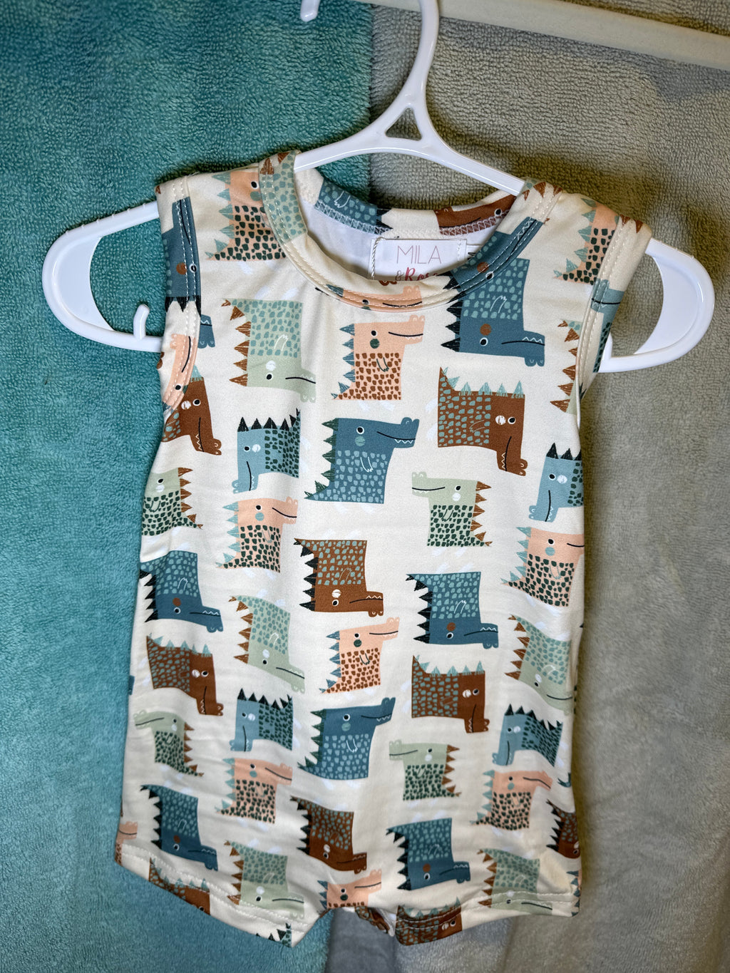Dino Party Shorty One-Piece