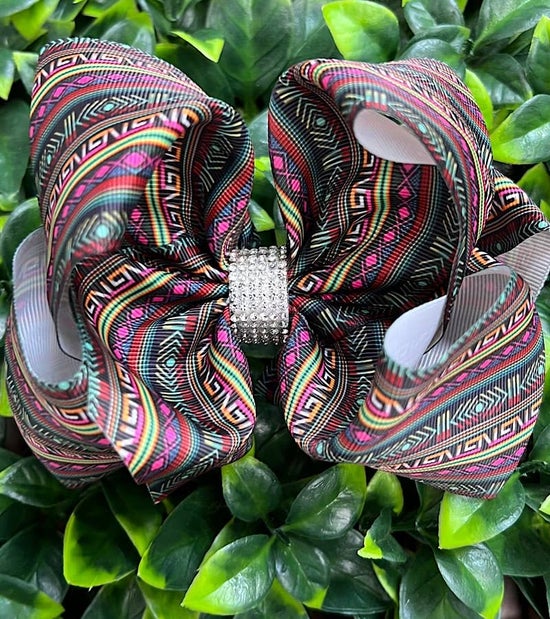 6.5" Double layer hair bows.