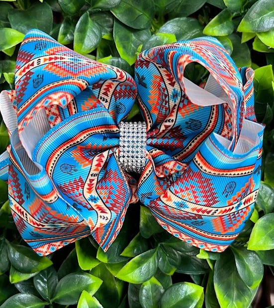 6.5" Double layer hair bows.