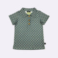 Emerald Deer Boy Collar Shirt