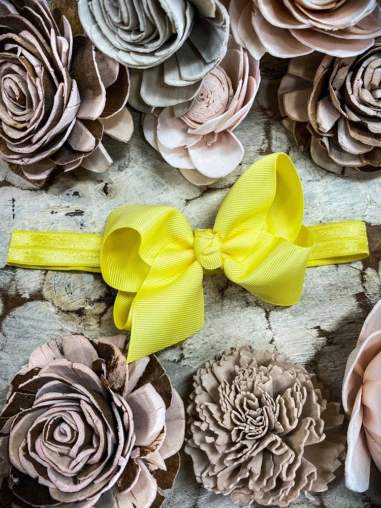 Essential Grosgrain Hair Bow 2 - Headband - 4"