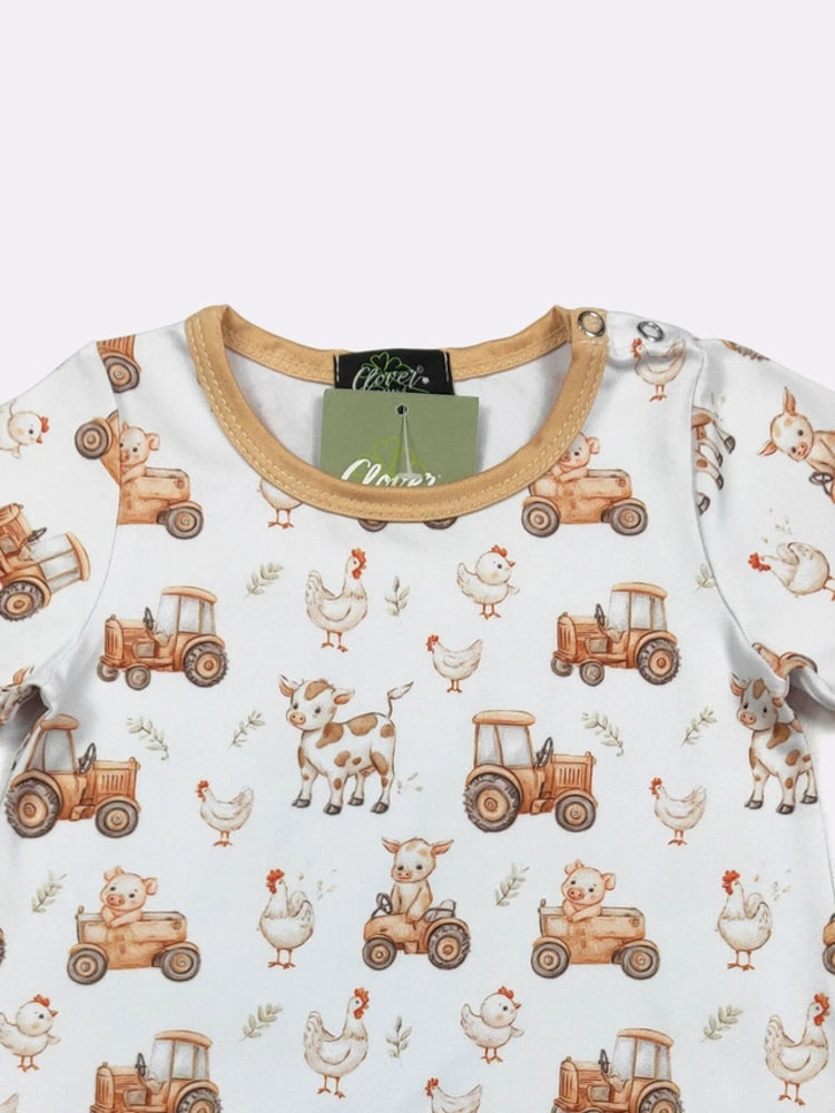 Farm Ride Boy romper