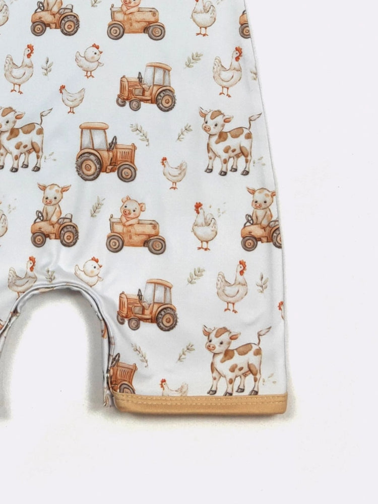 Farm Ride Boy romper