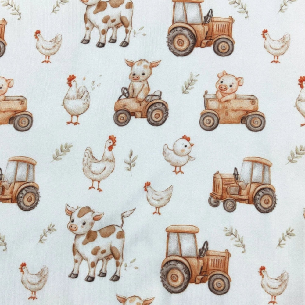 Farm Ride Boy romper
