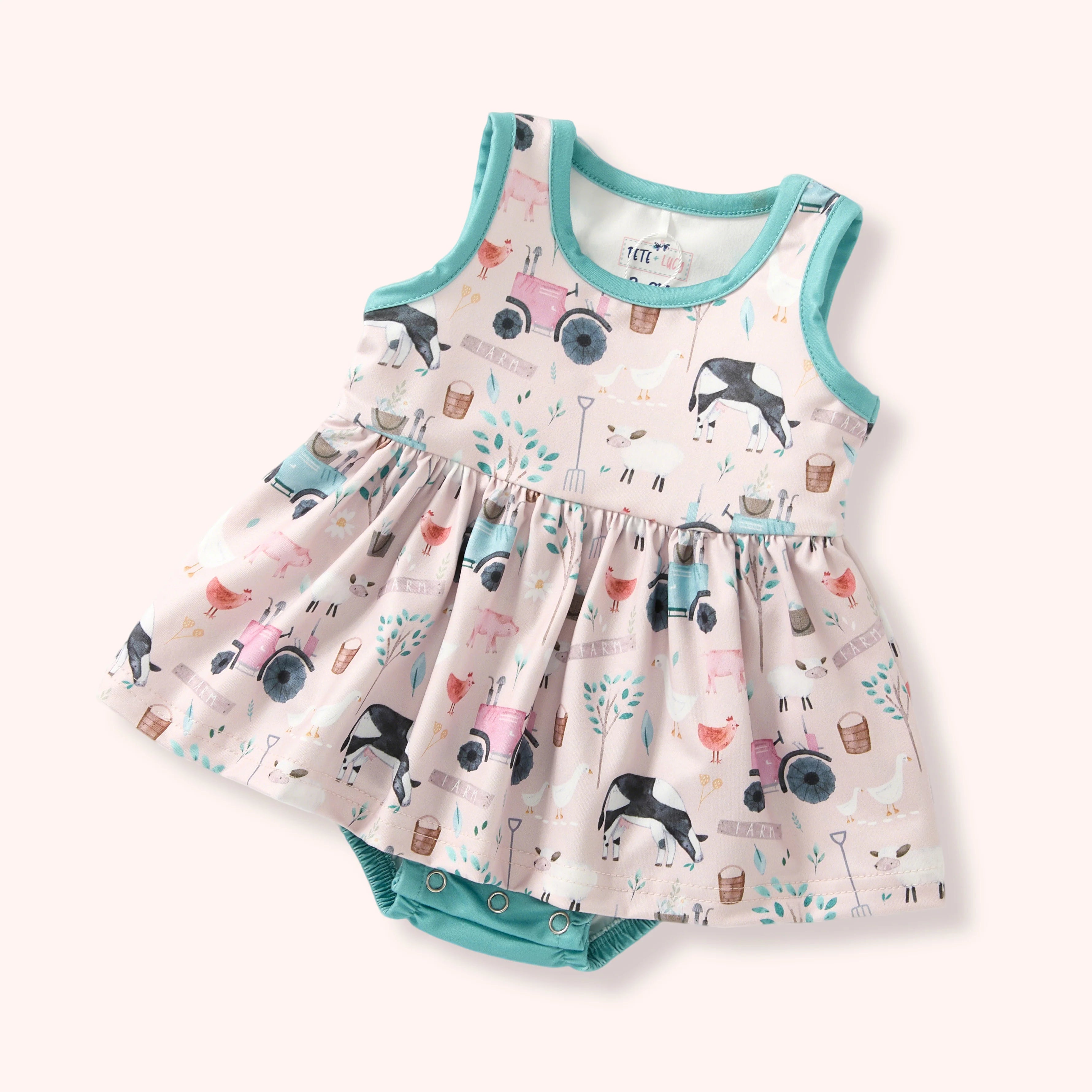 Friendly Farmyard - Girl Romper