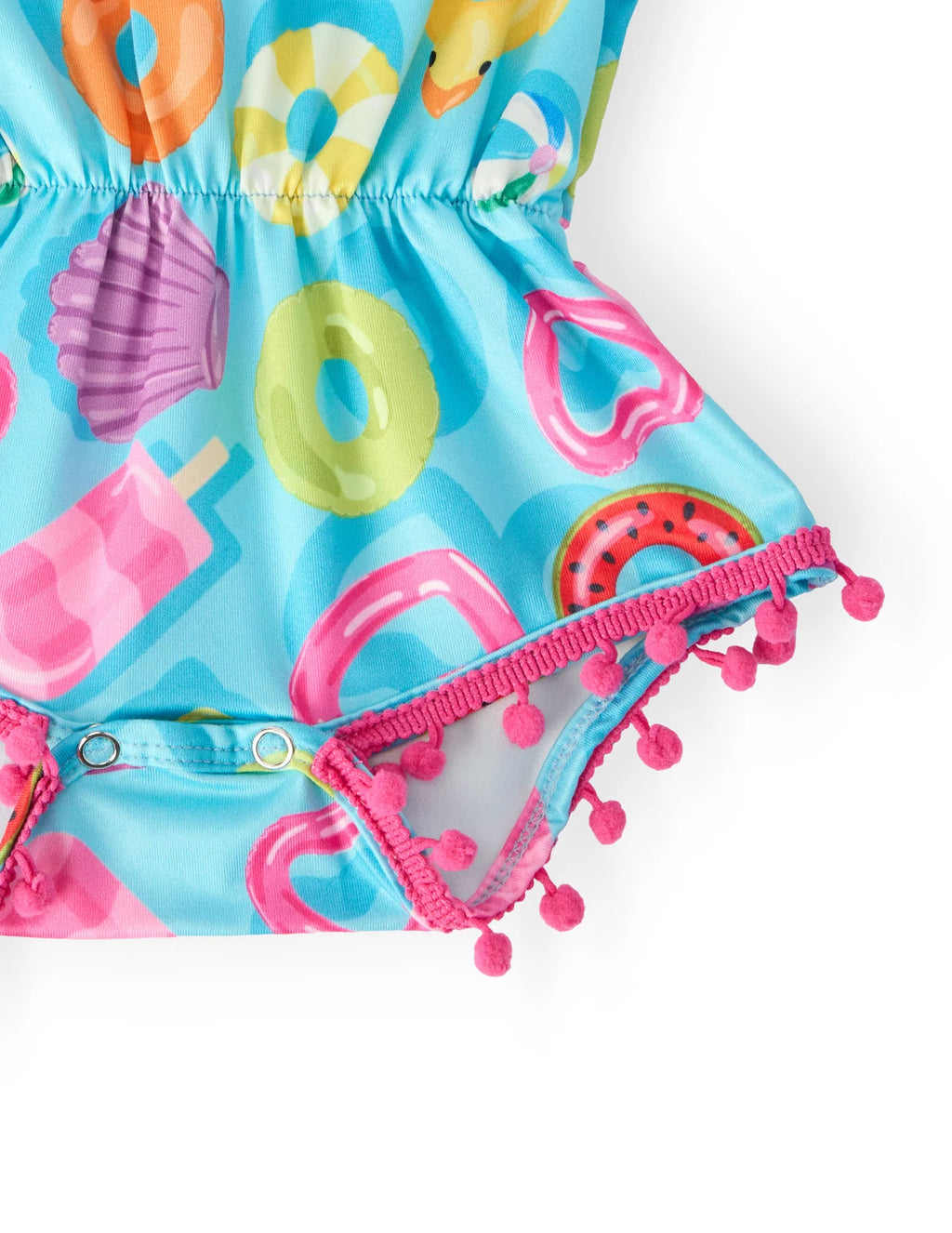 Fun Floaties Pom Pom Romper