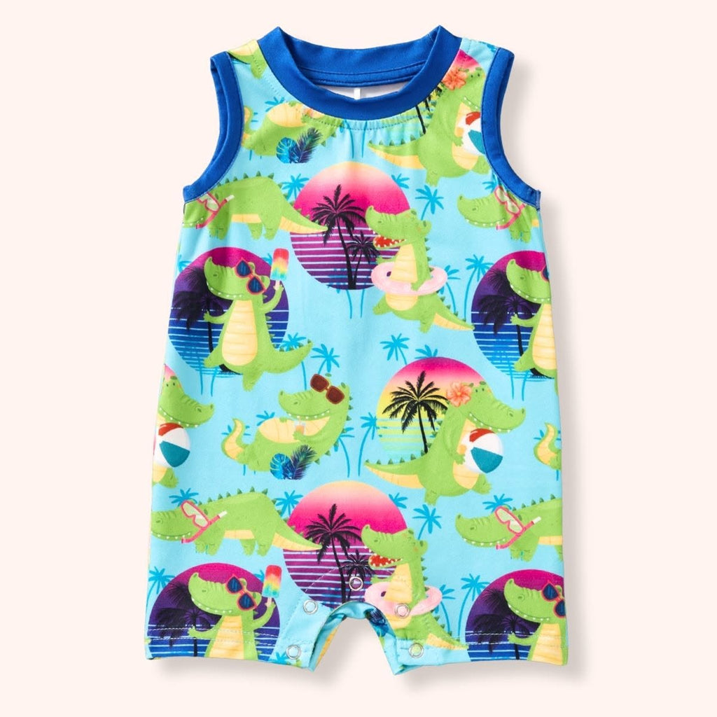 Gator Groove Boy Romper