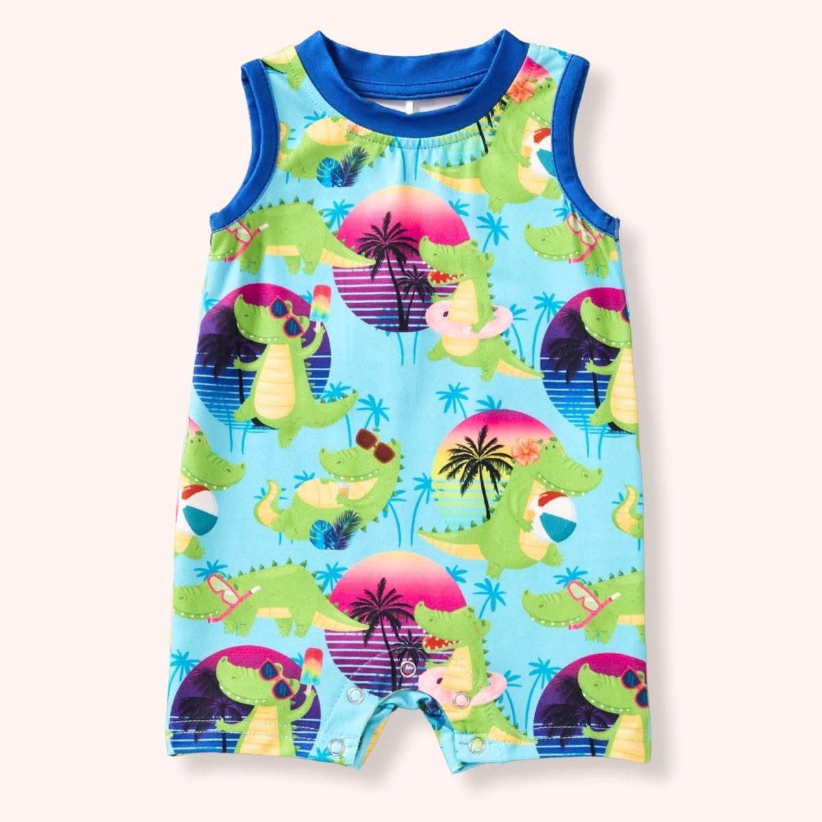 Gator Groove Boy Romper