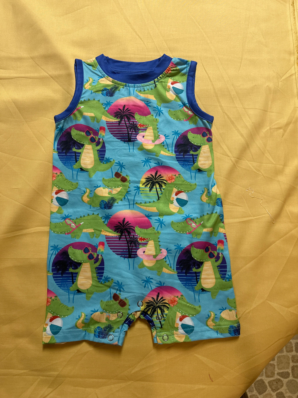 Gator Groove Boy Romper