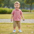 Gingham Picnic - Boy Shirt