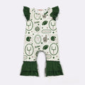 Green Go Team Baby Romper