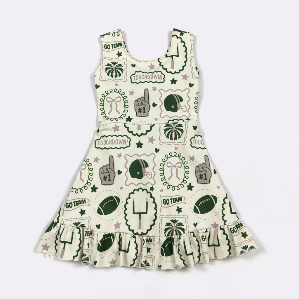 Blue Go Team Girls Athletic Dress