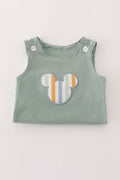 Green Mickey Mouse character applique bubble